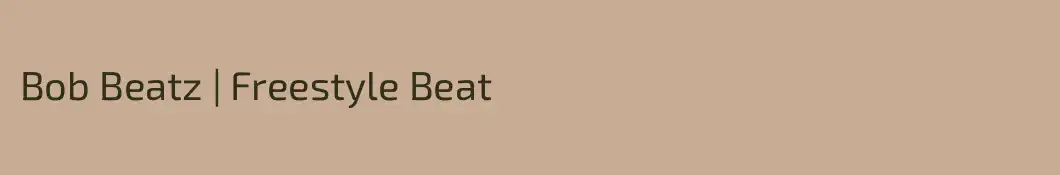 Bob Beatz | Freestyle Beat
